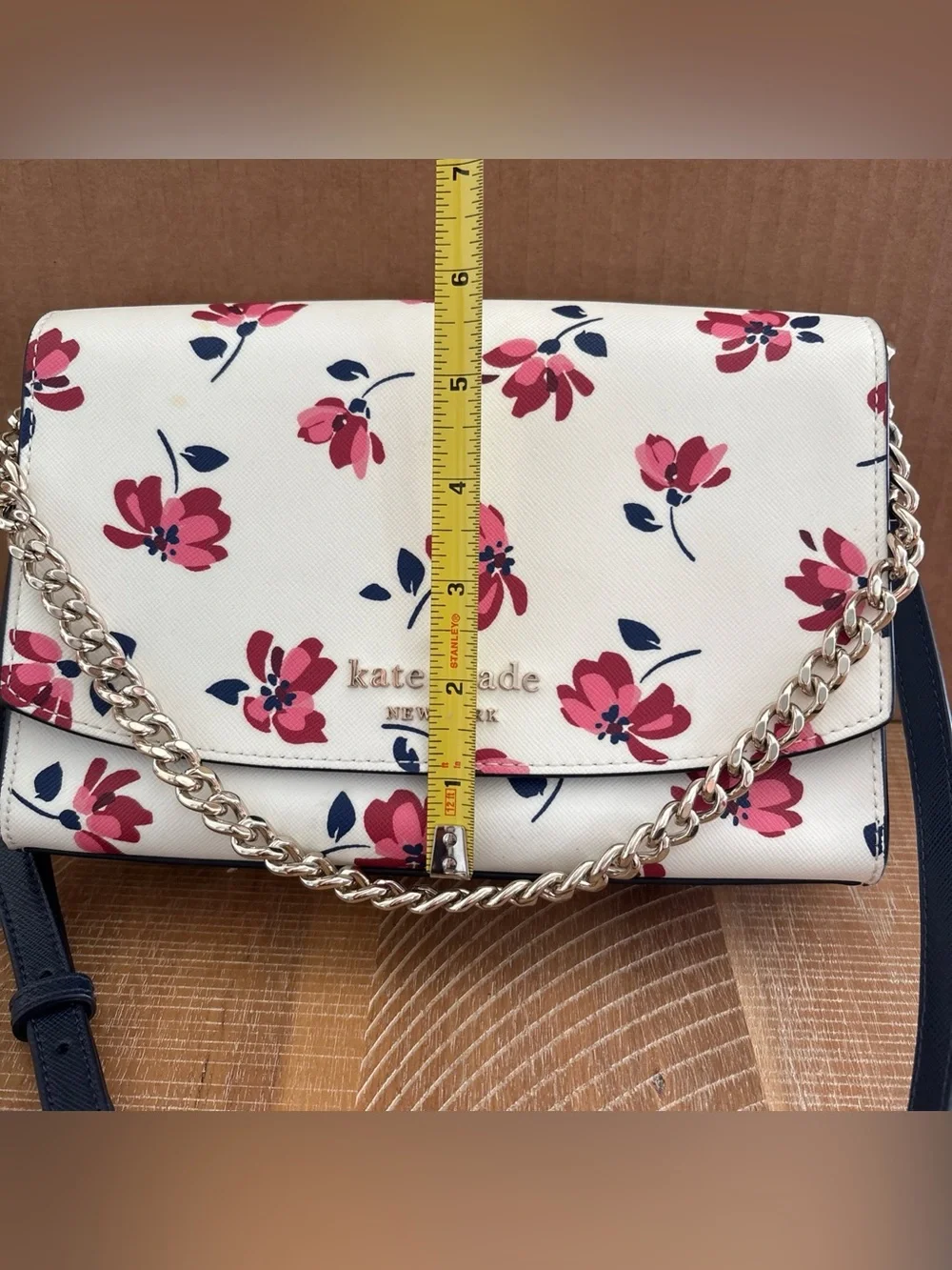 Kate Spade New York Carson Flowers Print Convertible Shoulder Crossbody Purse